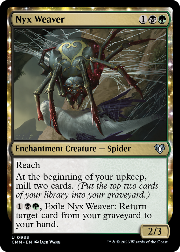 Nyx Weaver (CMM-933) - Commander Masters: (enchantment)