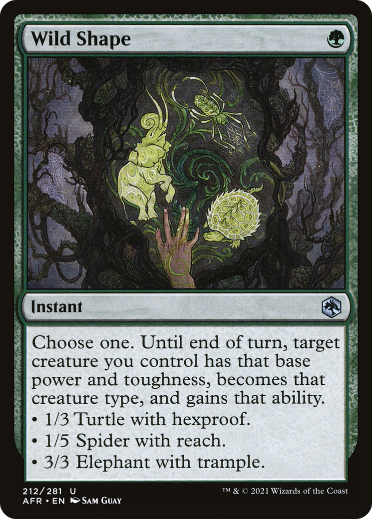 Wild Shape (AFR-212) - Adventures in the Forgotten Realms