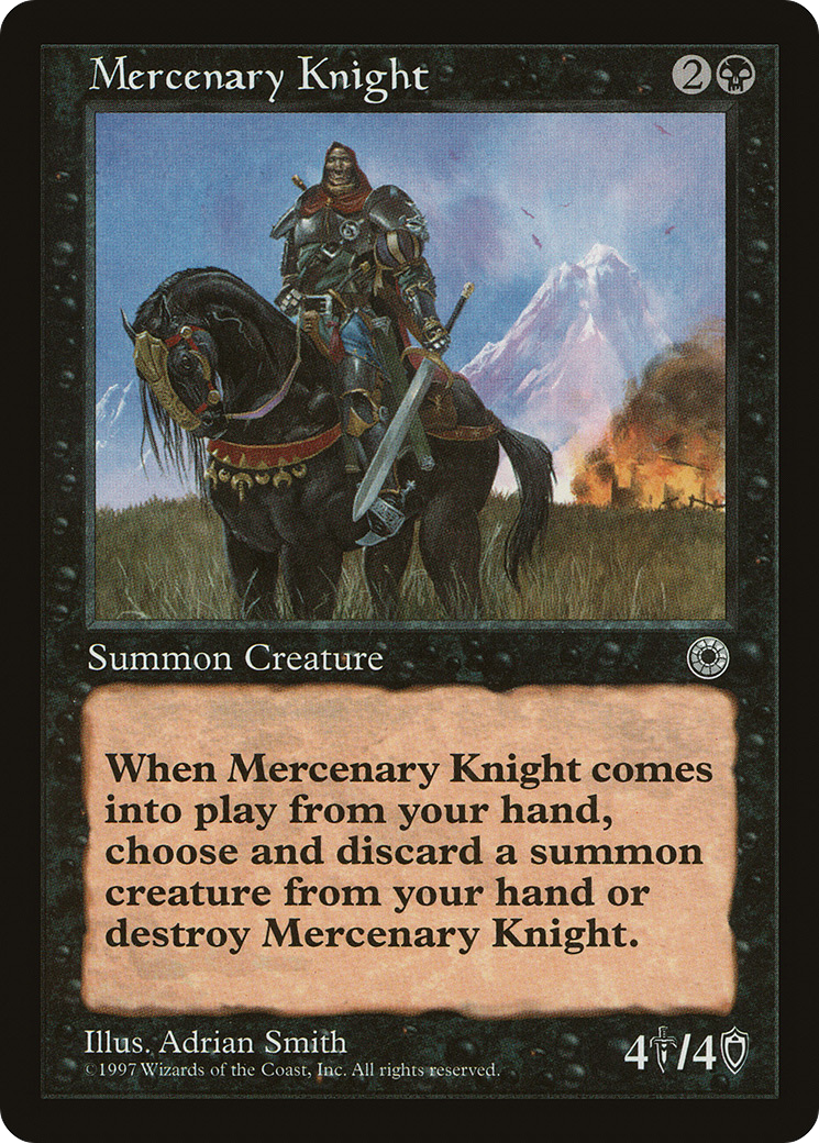 Mercenary Knight (POR-) - Portal