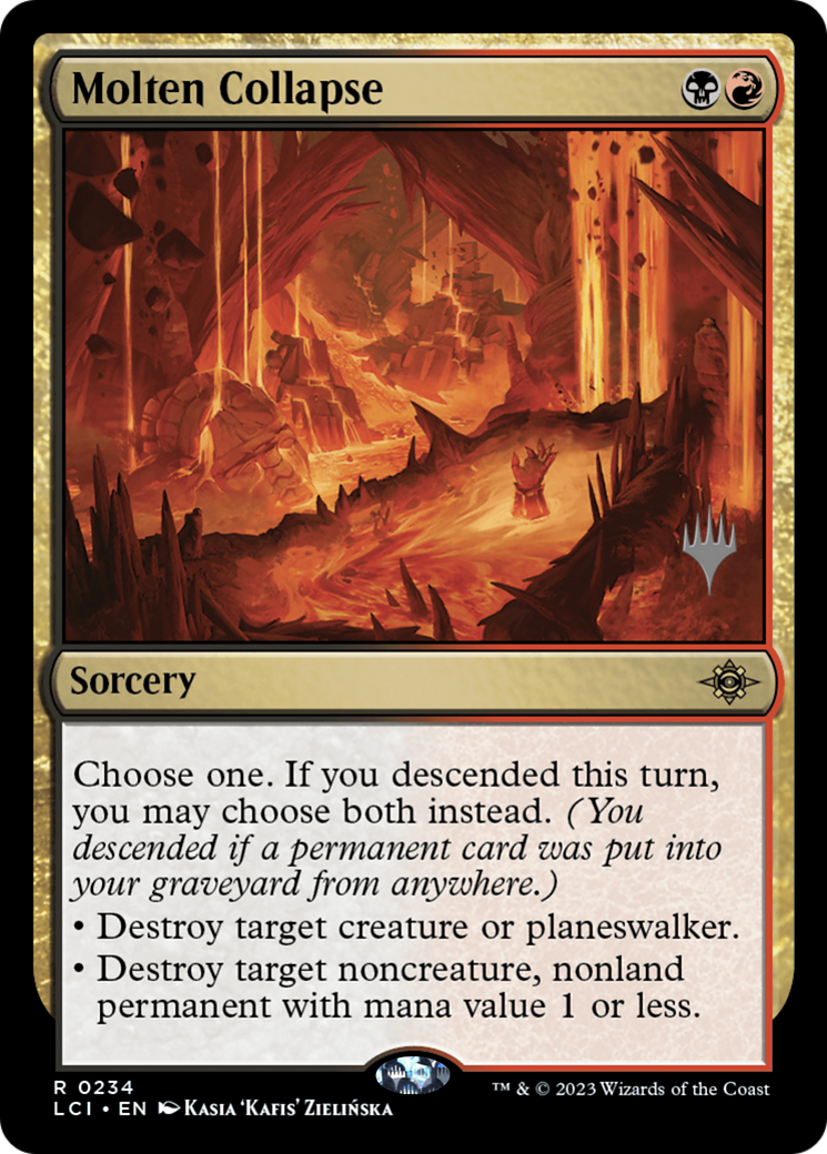 Molten Collapse (PPLCI-234) - The Lost Caverns of Ixalan Promos
