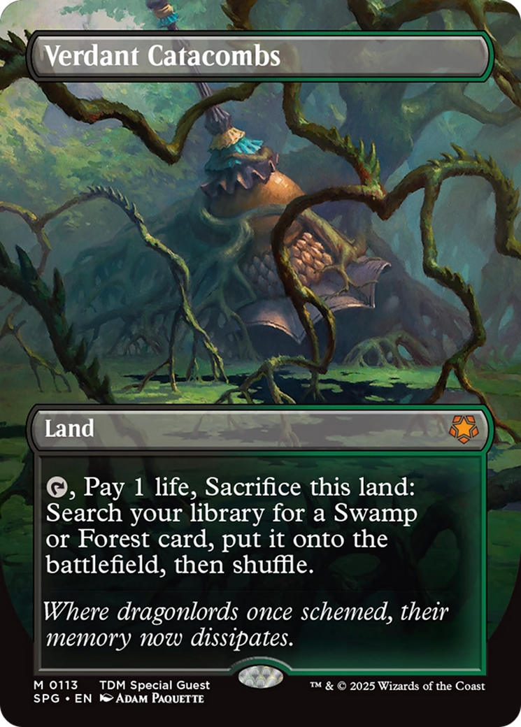 Verdant Catacombs (Borderless) (SPG-113) - Special Guests (Borderless) Foil