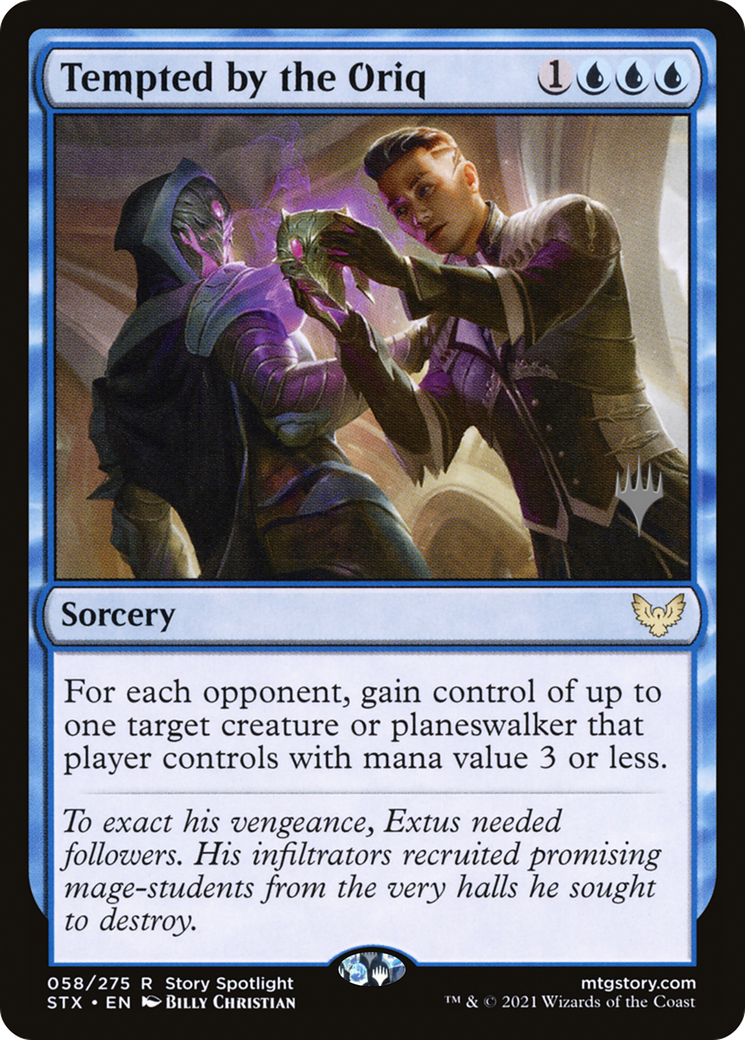 Tempted by the Oriq (PPSTX-58P) - Strixhaven: School of Mages Promos Foil