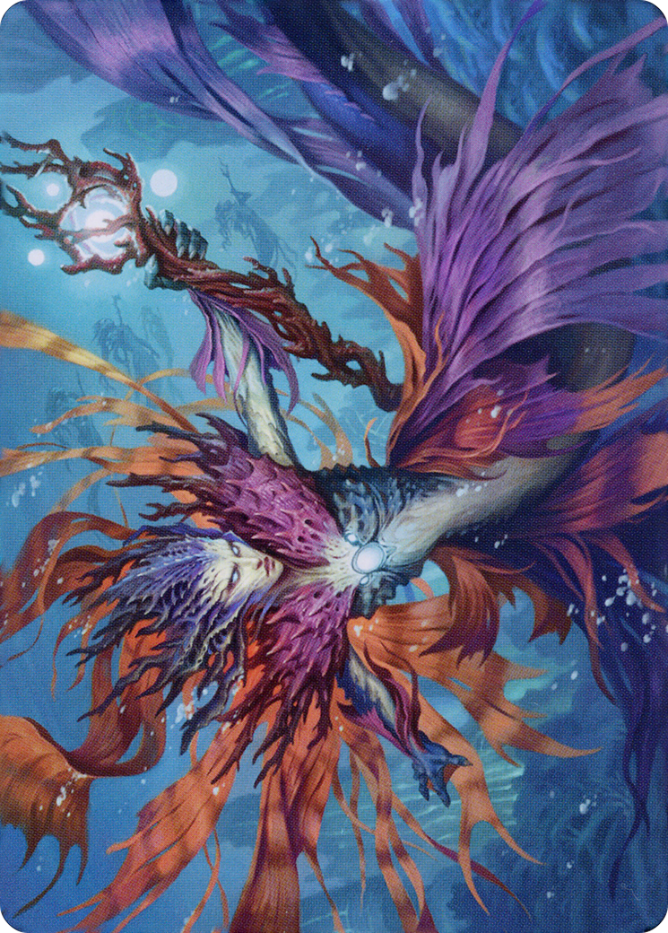 Vodalian Hexcatcher // Vodalian Hexcatcher (ADMU-020) - Dominaria United Art Series (Borderless) Foil