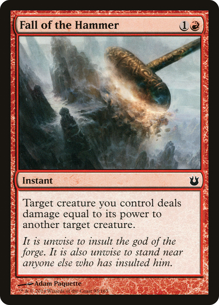 Fall of the Hammer (BNG-093) - Born of the Gods Foil