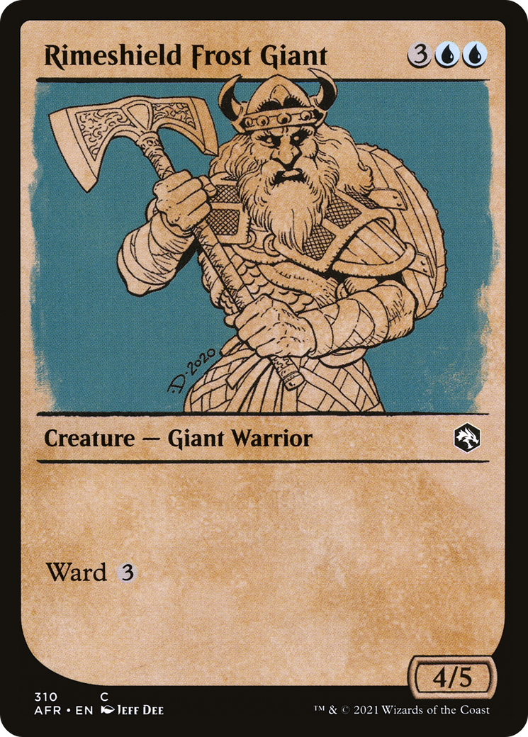 Rimeshield Frost Giant (Showcase) (AFR-310) - Adventures in the Forgotten Realms: (Showcase)