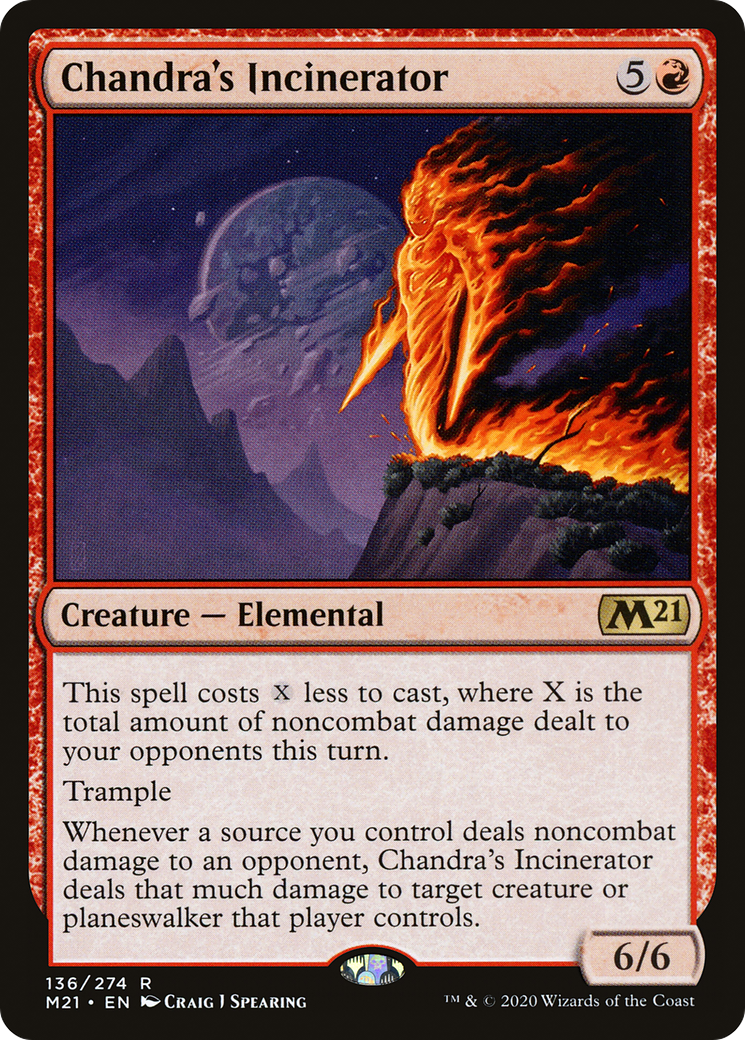 Chandra's Incinerator (M21-136) - Core Set 2021 Foil