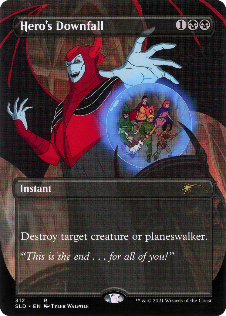 Hero's Downfall (SLD-312) - Secret Lair Drop (Borderless)