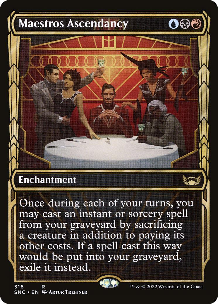 Maestros Ascendancy (Showcase) (SNC-316) - Streets of New Capenna: (Showcase)