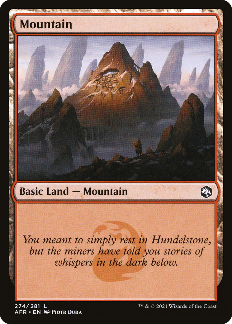 Mountain (274) (AFR-274) - Adventures in the Forgotten Realms Foil