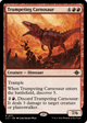 Trumpeting Carnosaur (LCI-171) - The Lost Caverns of Ixalan
