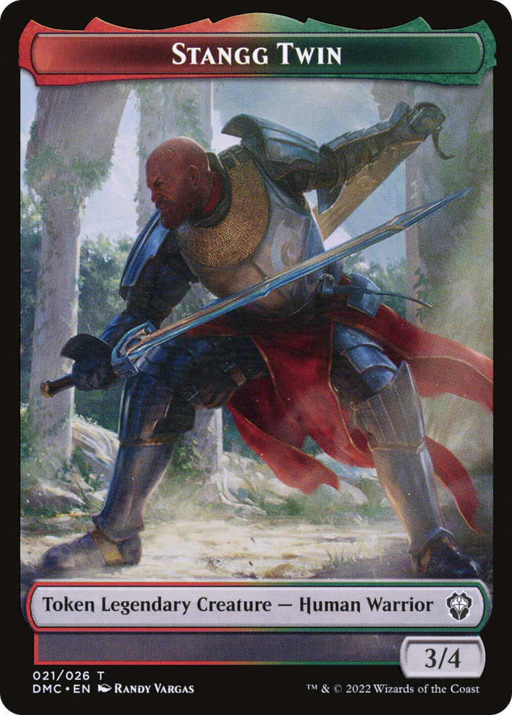 Stangg Twin (TDMU-021) - Dominaria United Tokens Foil