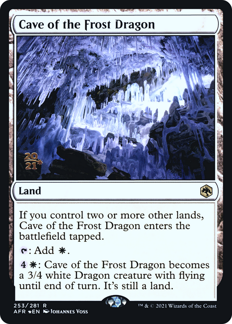 Cave of the Frost Dragon (PRE-253) - Adventures in the Forgotten Realms Promos Foil
