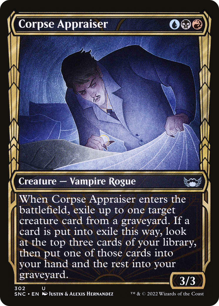 Corpse Appraiser (Showcase) (SNC-302) - Streets of New Capenna: (Showcase)