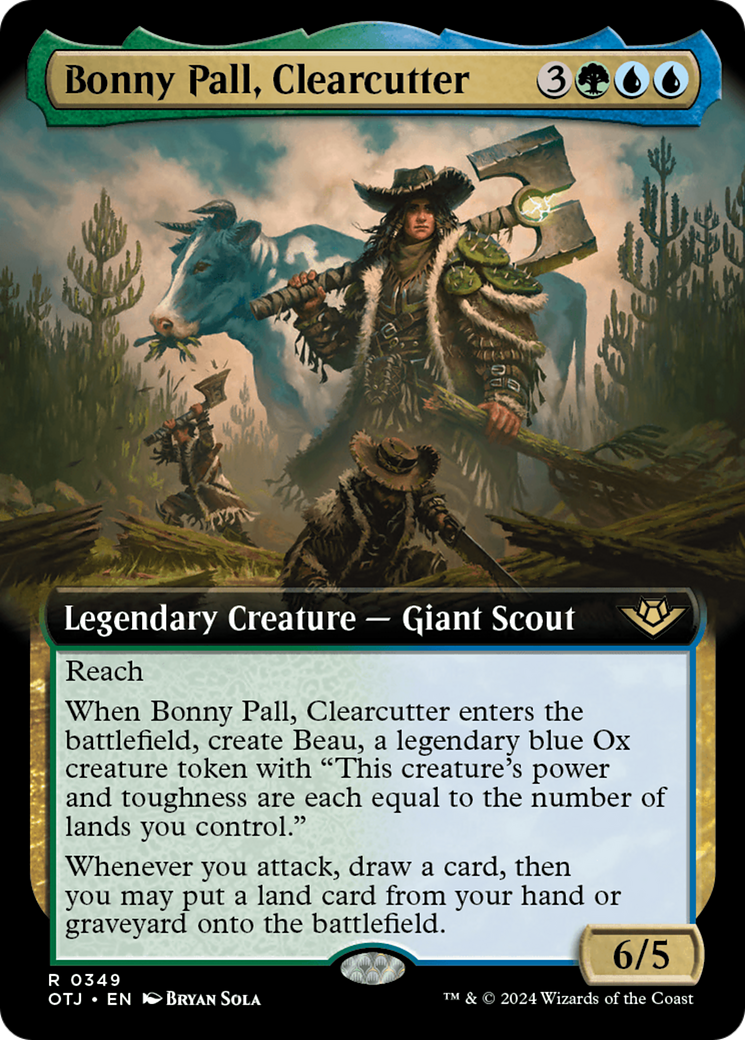 Bonny Pall, Clearcutter (Extended Art) (OTJ-349) - Outlaws of Thunder Junction: (Extended Art) Foil