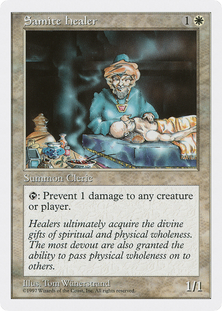 Samite Healer (5ED-) - Fifth Edition