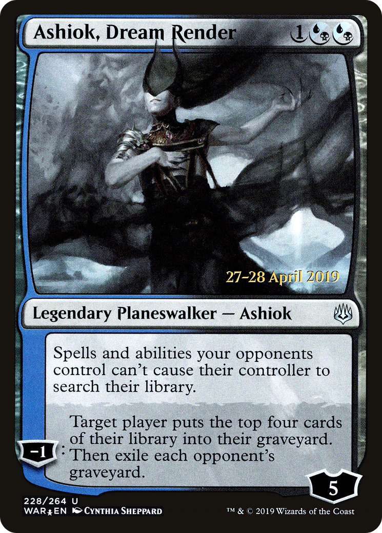 Ashiok, Dream Render (PRE-228) - War of the Spark Promos Foil