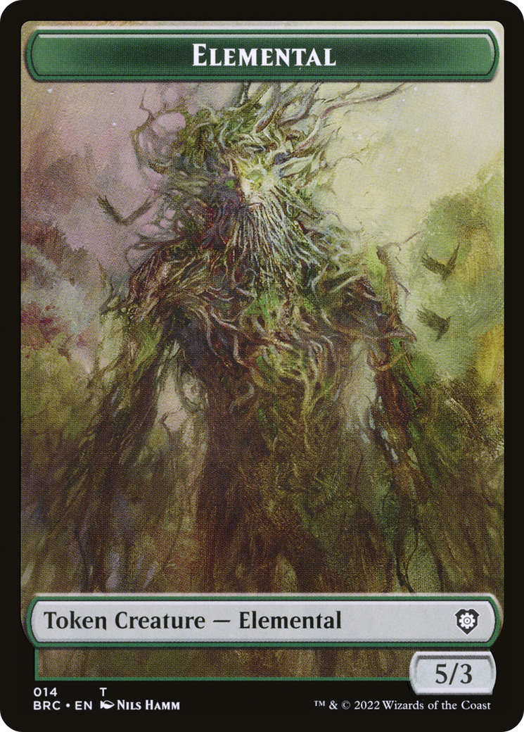 Elemental (TBRC-014) - The Brothers' War Commander Tokens Foil