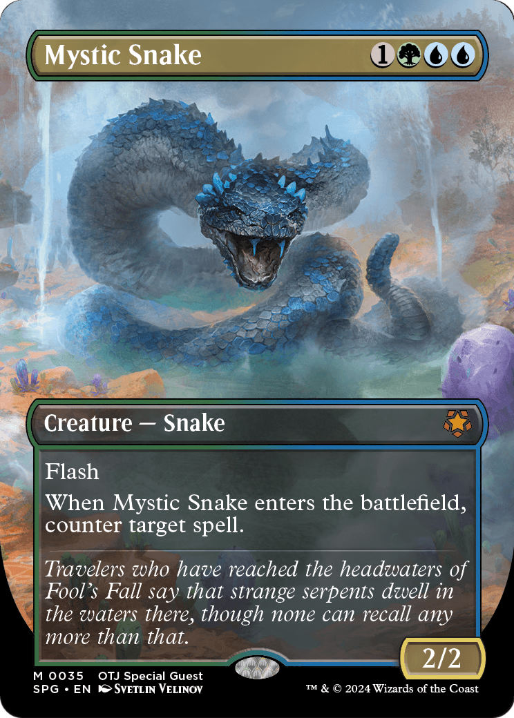 Mystic Snake (Borderless) (SPG-035) - Special Guests (Borderless)