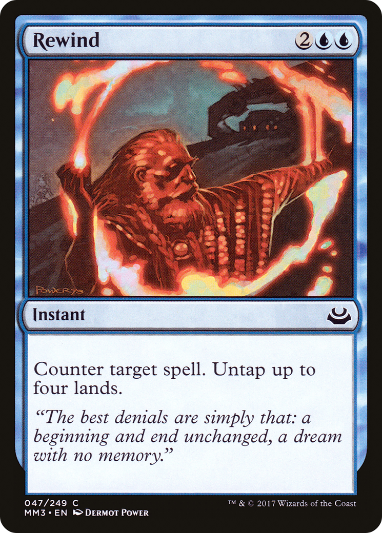 Rewind (MM3-047) - Modern Masters 2017 Foil