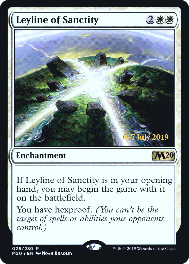 Leyline of Sanctity (PRE-026) - Core Set 2020 Promos Foil