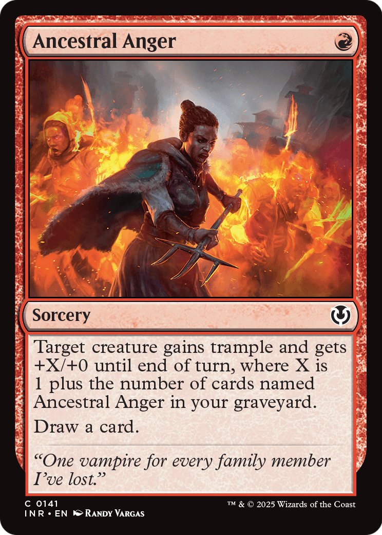 Ancestral Anger (INR-141) - Innistrad Remastered Foil