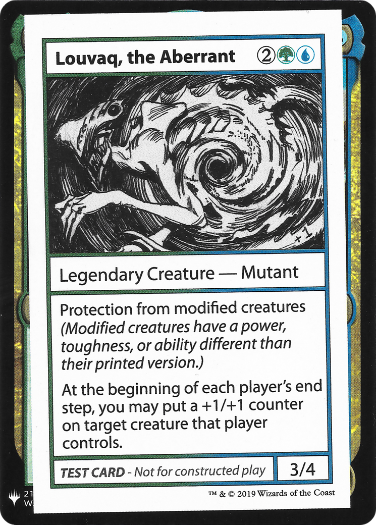 Louvaq, the Aberrant (CMB1-) - Mystery Booster Playtest Cards 2019