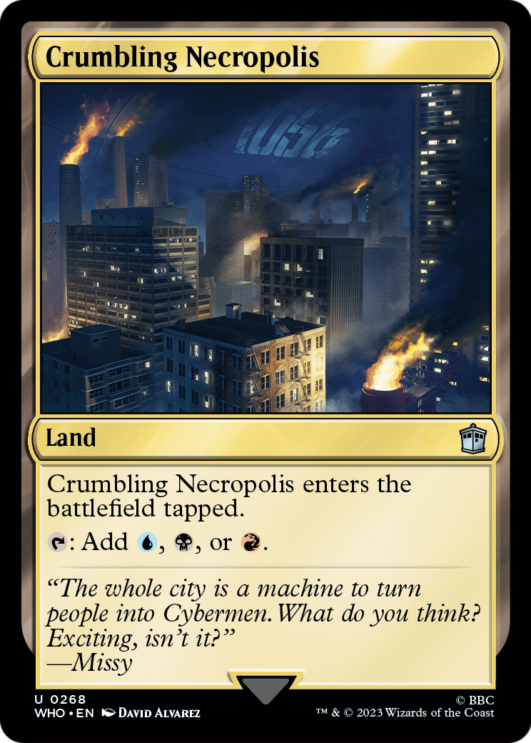 Crumbling Necropolis (WHO-268) - Doctor Who Foil