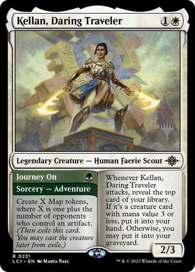 Kellan, Daring Traveler (PPLCI-231) - The Lost Caverns of Ixalan Promos Foil