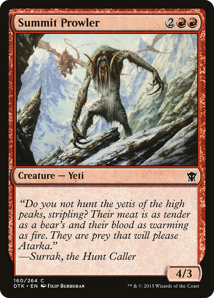 Summit Prowler (DTK-160) - Dragons of Tarkir