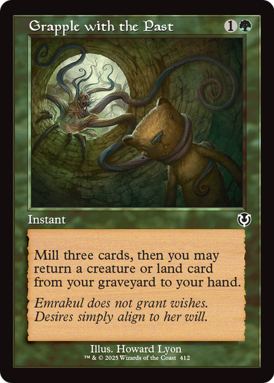 Grapple with the Past (Retro Frame) (INR-412) - Innistrad Remastered