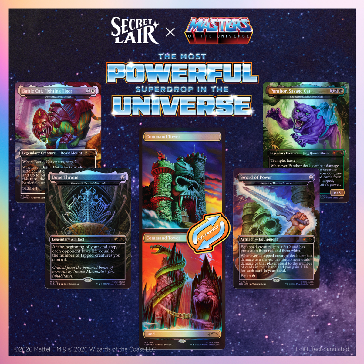 Secret Lair x Masters of the Universe™: Sold Separately Foil Edition