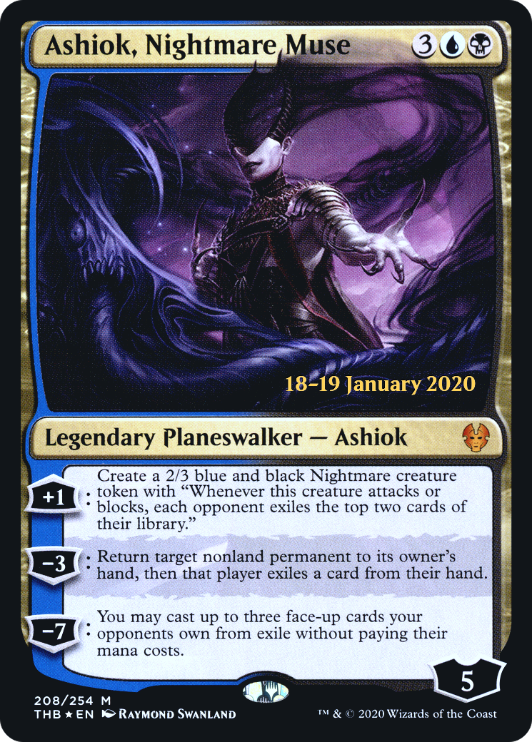 Ashiok, Nightmare Muse (PRE-208) - Theros Beyond Death Promos Foil