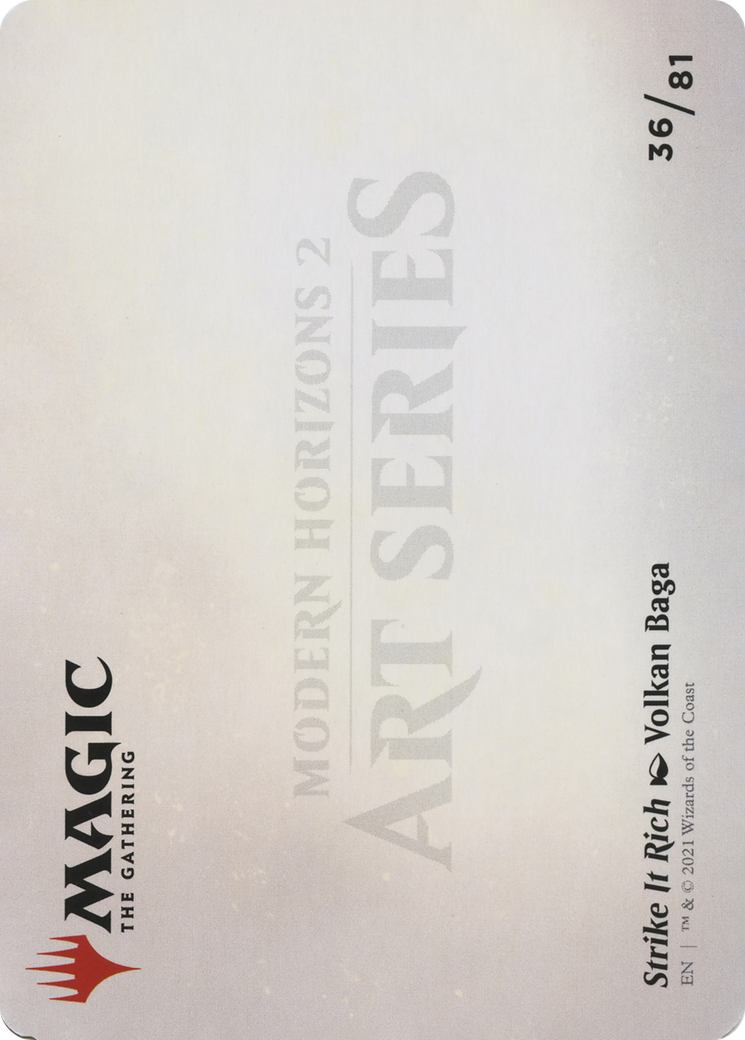 Strike It Rich // Strike It Rich (AMH2-036) - Modern Horizons 2 Art Series (Borderless)