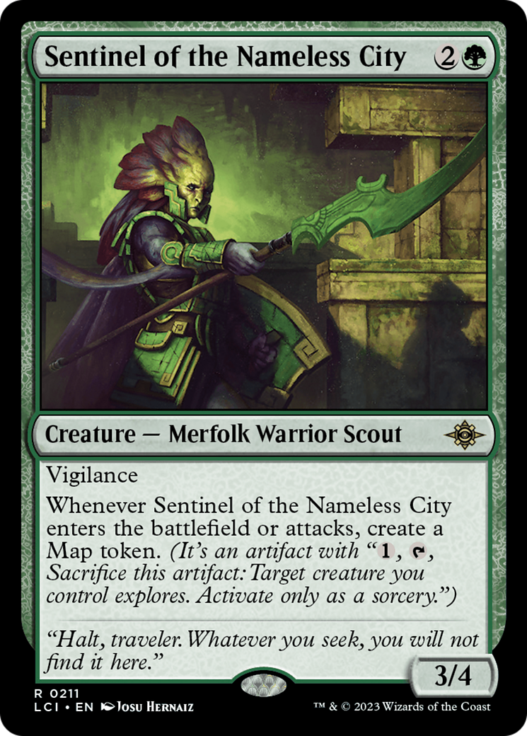 Sentinel of the Nameless City (LCI-211) - The Lost Caverns of Ixalan Foil