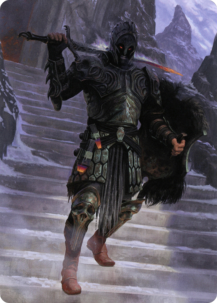 Dakkon, Shadow Slayer // Dakkon, Shadow Slayer (AMH2-049) - Modern Horizons 2 Art Series (Borderless) Foil