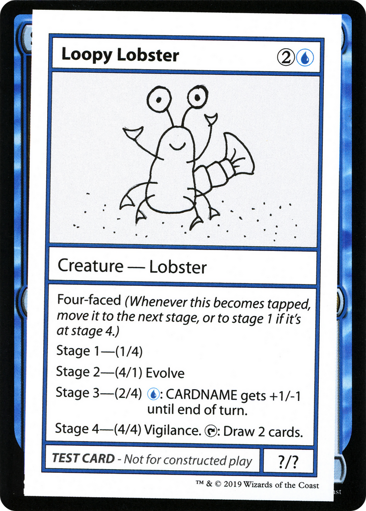Loopy Lobster (No PW Symbol) (CMB1-026) - Mystery Booster Playtest Cards 2021