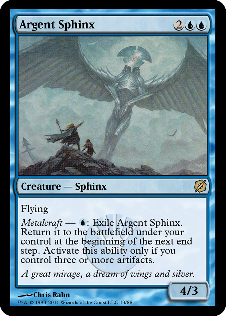 Argent Sphinx (TD2-013) - Duel Decks: Mirrodin Pure vs. New Phyrexia