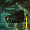 Mosswood Dreadknight // Mosswood Dreadknight (AWOE-040) - Wilds of Eldraine Art Series (Borderless) Foil