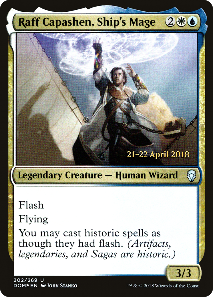 Raff Capashen, Ship's Mage (PRE-202) - Dominaria Promos Foil