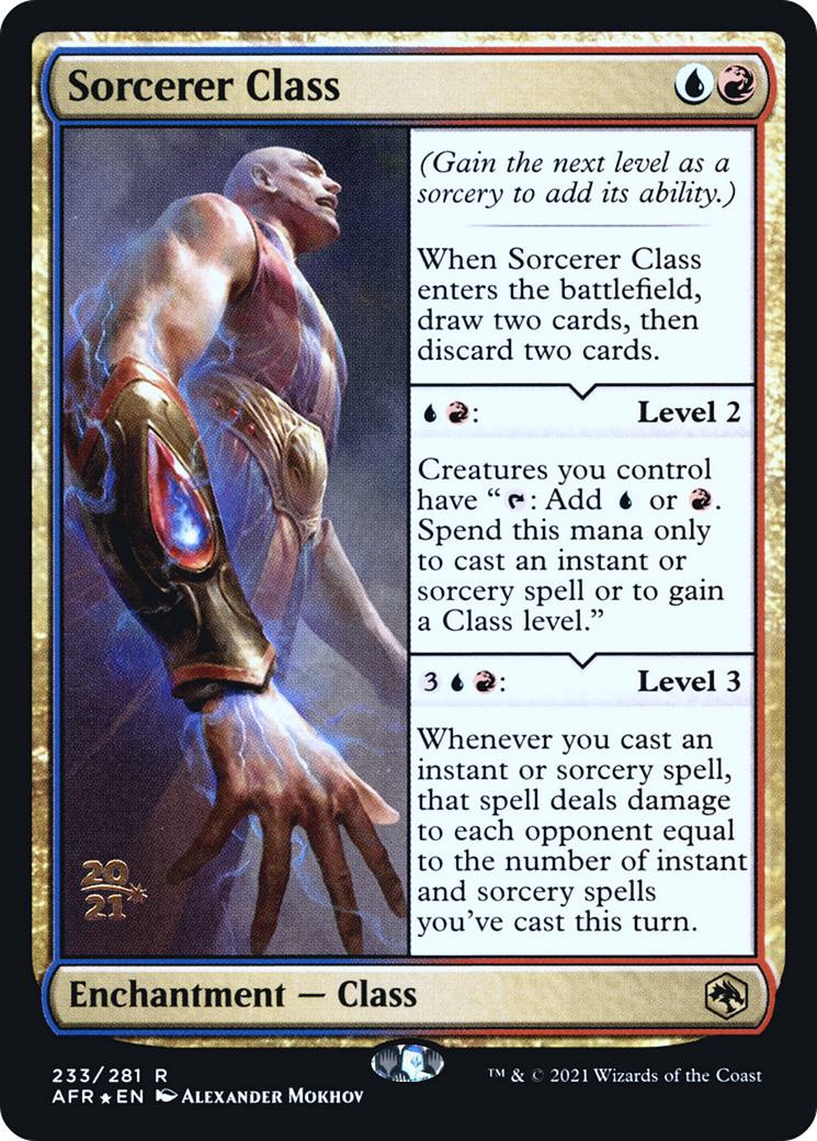 Sorcerer Class (PRE-233) - Adventures in the Forgotten Realms Promos Foil