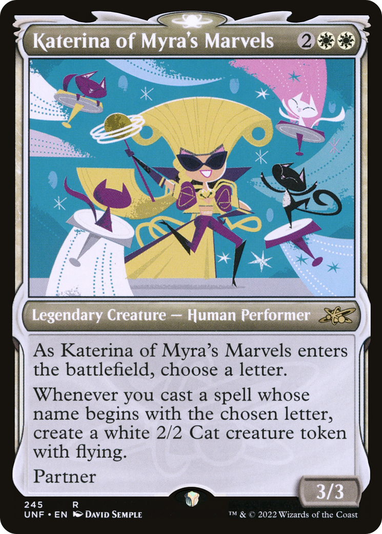 Katerina of Myra's Marvels (Showcase) (UNF-245) - Unfinity: (Showcase)