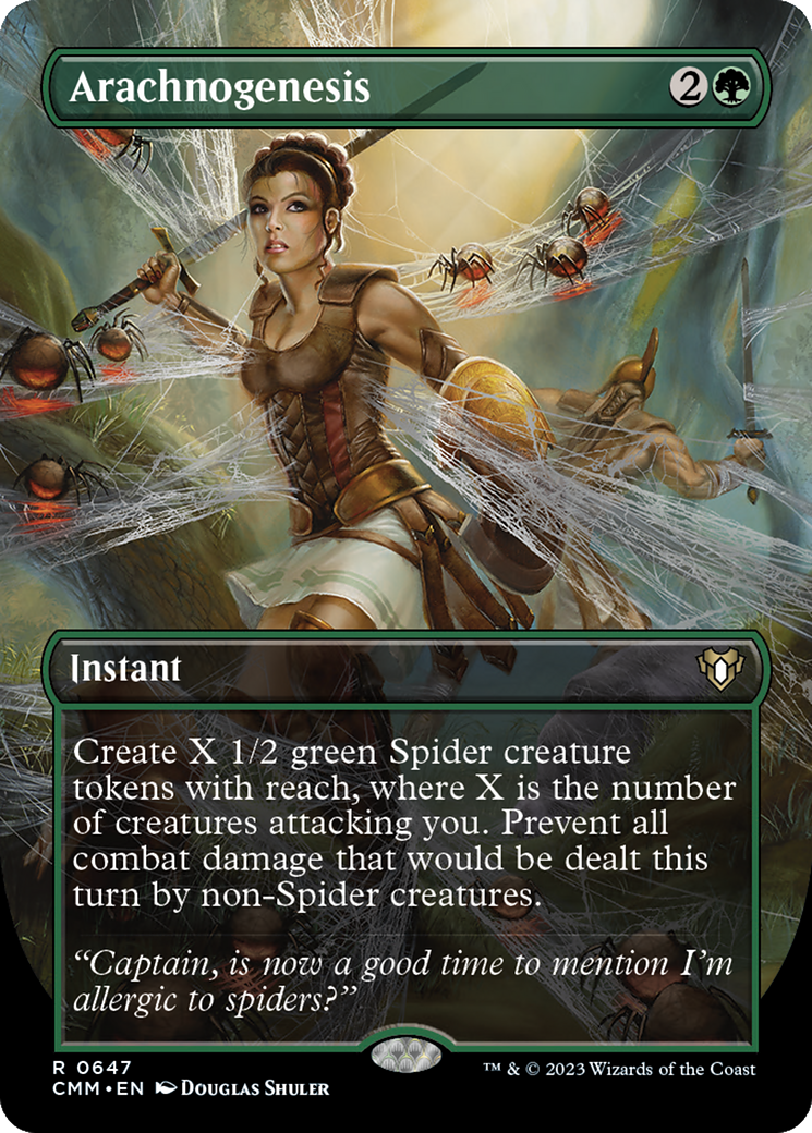Arachnogenesis (Borderless) (CMM-647) - Commander Masters (Borderless)