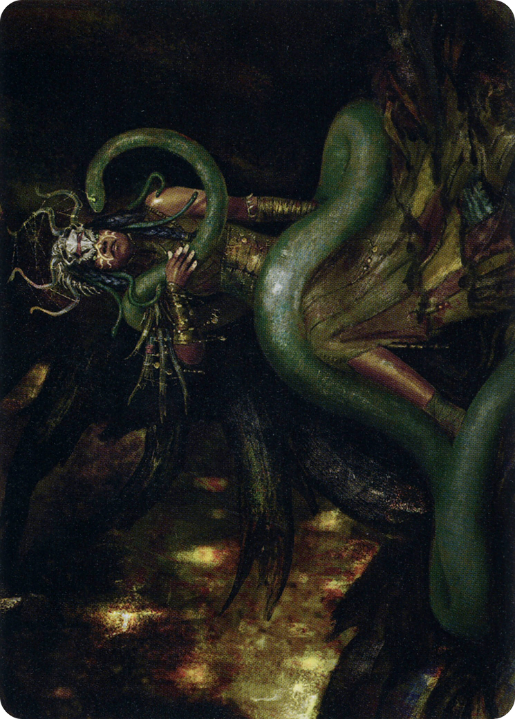 Saryth, the Viper's Fang // Saryth, the Viper's Fang (AMID-053) - Midnight Hunt Art Series (Borderless)