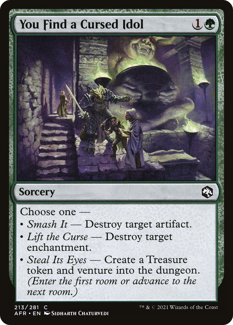 You Find a Cursed Idol (AFR-213) - Adventures in the Forgotten Realms