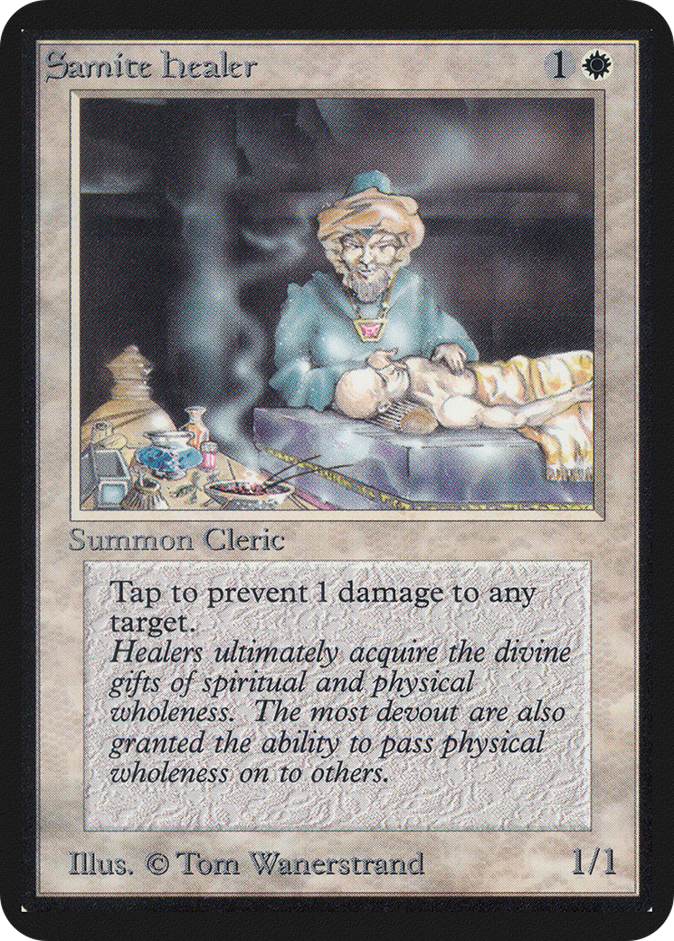 Samite Healer (LEA-) - Limited Edition Alpha