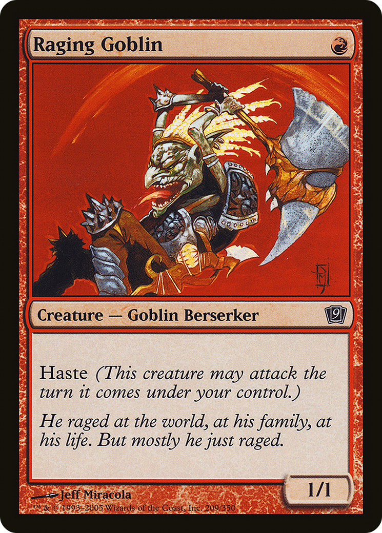 Raging Goblin (9ED-) - 9th Edition