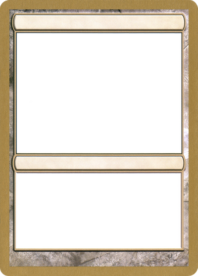 2003 World Championship Blank Card (WCD-) - World Championship Decks 2003