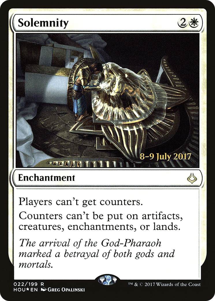 Solemnity (PRE-022) - Hour of Devastation Promos Foil