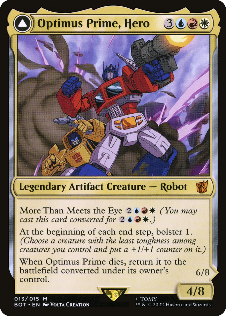 Optimus Prime, Hero (BOT-013) - Transformers: (convertdfc) Foil