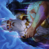Alrund, God of the Cosmos Art Card (ASKHM-009) - Art Series: Kaldheim (Borderless)